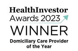 Health Investor Awards 2023. Winner. Domiciliary Care Provider Of the Year